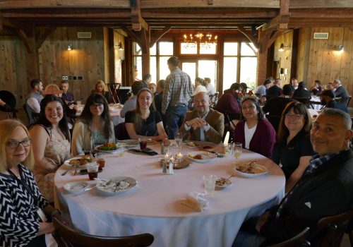 Ferrovial employees celebrate the holiday season.