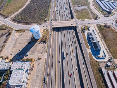 I-820 at Haltom Rd. looking east