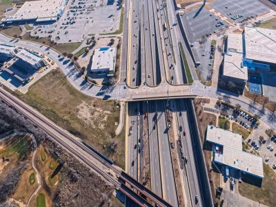 I-820 at Iron Horse Blvd. looking east