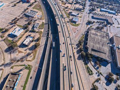 SH 121/183 at Bedford Euless Rd. looking east