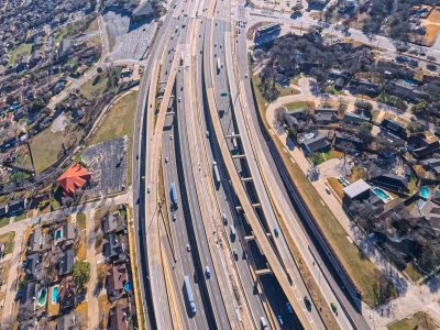 SH 121/183 between Brown Trail and Bedford Rd. looking east