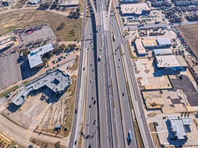 SH 183 between Westpark Way and Industrial Blvd. (FM 157) looking east