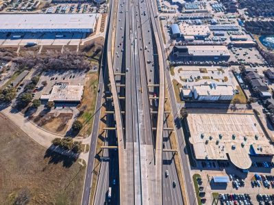 SH 183 between Westpark Way and Industrial Blvd. (FM 157) looking east