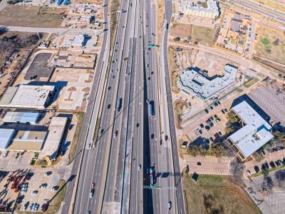 SH 183 between Westpark Way and Industrial Blvd. (FM 157) looking West