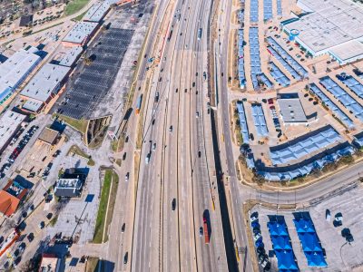 I-820 just west of Texas Blvd. 26 looking west
