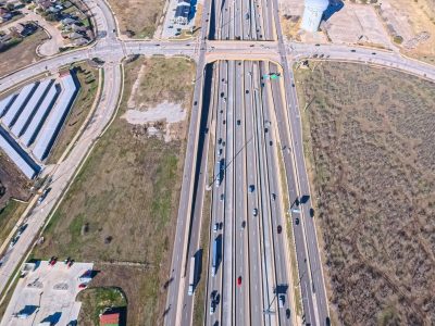 I-820 at Haltom Rd. looking west