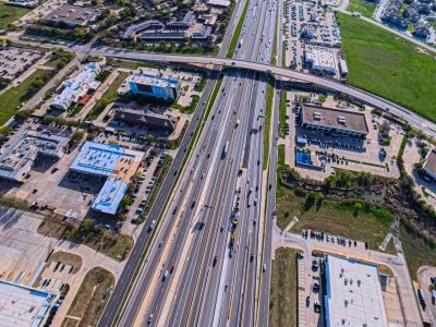 I-820 at Riverside Dr. looking east