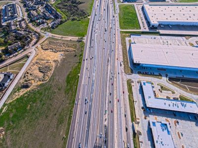 I-820 between Beach St. and Haltom Rd. looking east