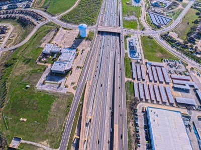 I-820 at Haltom Rd. looking east