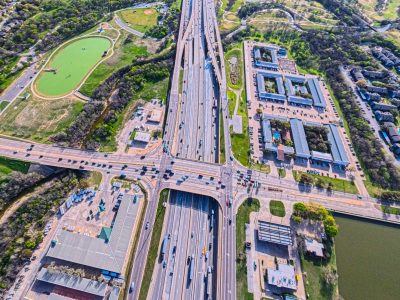 I-820 at Denton Hwy. 377 looking east