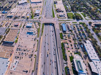 I-820 at Rufe Snow Dr. looking east