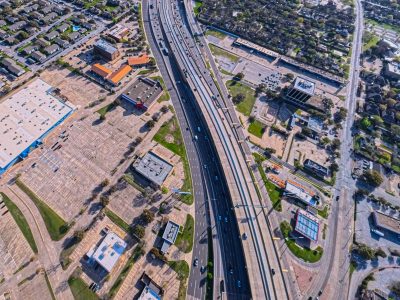 SH 121/183 at Bedford Euless Rd. looking east