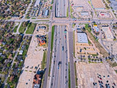 I-820 at Rufe Snow Dr. looking west