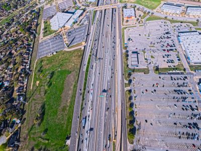 I-820 between Iron Horse Blvd. and Denton Hwy. 377 looking west