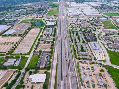 I-820 between Riverside Dr. and Beach St. looking east