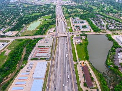 I-820 at Denton Hwy. 377 looking east