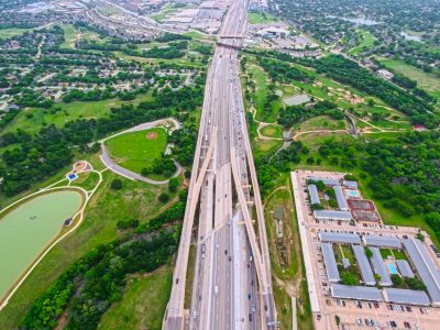  I-820 between Denton Hwy. 377 and Iron Horse Blvd. looking east
