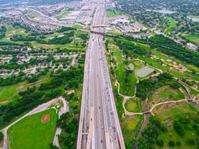  I-820 between Denton Hwy. 377 and Iron Horse Blvd. looking east