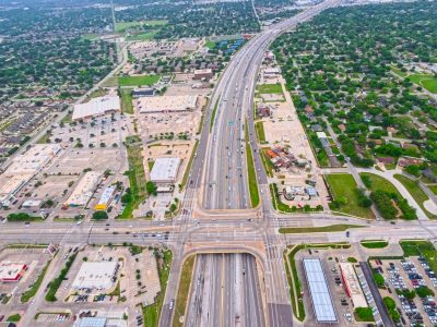 I-820 at Rufe Snow Dr. looking east