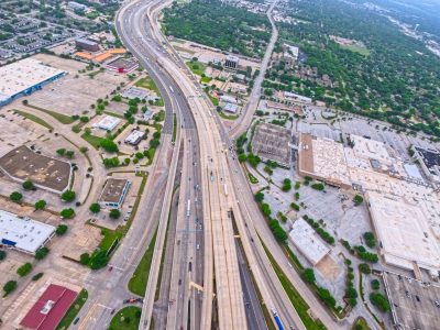 SH 121/183 at Bedford Euless Rd. looking east