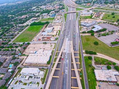 SH 183 between Westpark Way and Industrial Blvd. (FM 157) looking west