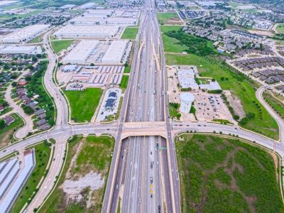 I-820 at Haltom Rd. looking west