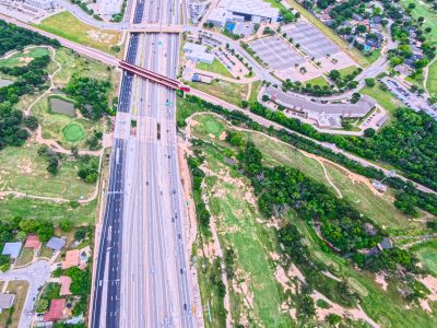 I-820 between Denton Hwy. 377 and Iron Horse Blvd. looking east