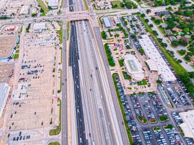 I-820 between Iron Horse Blvd. and Rufe Snow Dr. looking east
