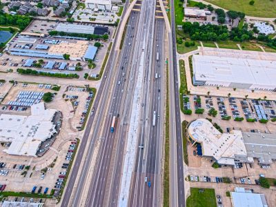 SH 183 between Westpark Way and Industrial Blvd. (FM 157) looking west