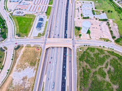 I-820 at Haltom Rd. looking west
