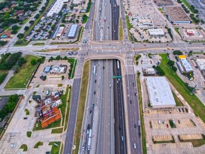 I-820 at Rufe Snow Dr. looking west
